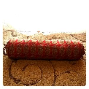 Vibrant bolster pillow